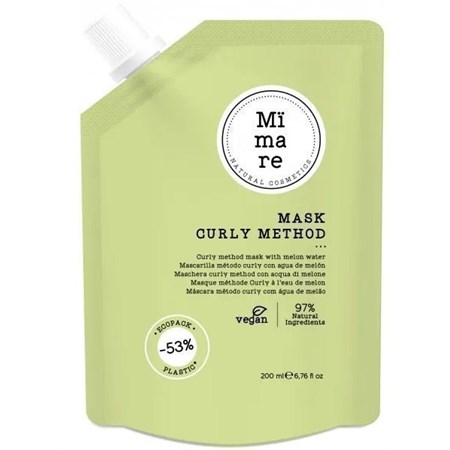Mask Curly Method 200ml Maschera Naturale Per Capelli Ricci