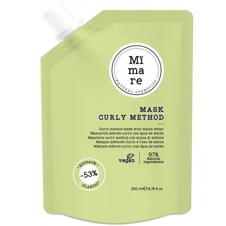 Mimare Mimare Mask Curly Method 200ml Maschera Naturale Per Capelli Ricci
