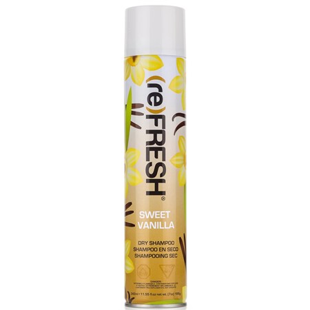 refresh dry shampoo sweet vanilla 342 ml shampoo secco
