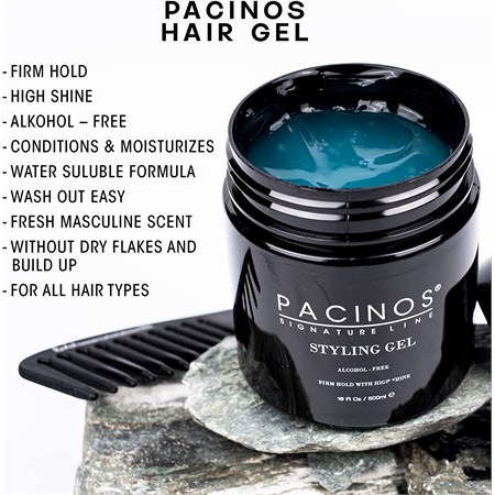 Pacinos Styling Gel 500ml - Tenuta Forte in Barber Shop