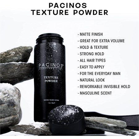 Pacinos Texture Powder - Polvere Volumizzante Opaco 30g in Barber Shop