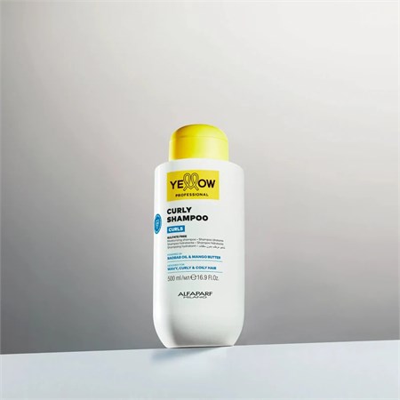 Alfaparf Yellow Yellow curly Shampoo Curls 500ml Shampoo Idratante Capelli Ricci in Capelli