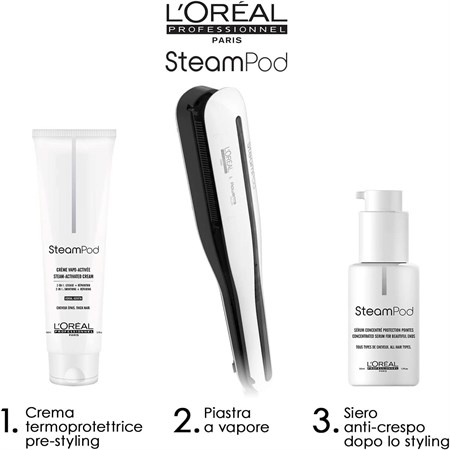 L'Oreal SteamPod Professional Steam Styler 3.0 - Piastra a vapore in Accessori