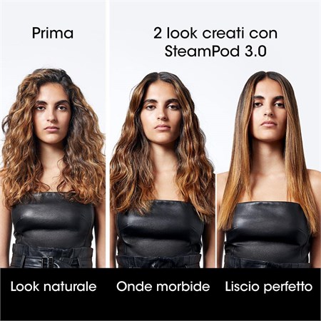 L'Oreal Steampod Milk 150ml - latte lisciante rimpolpante per capelli fini in Capelli