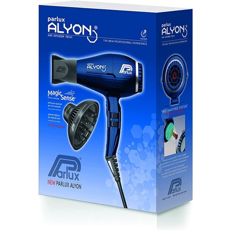 Parlux Asciugacapelli Alyon Blu Notte + MagicSense Limited Edition in Accessori