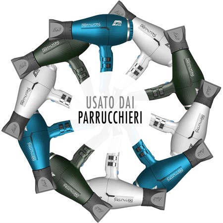 Parlux Asciugacapelli Digitalyon Blu + Magic Sense Limited Edition in Accessori