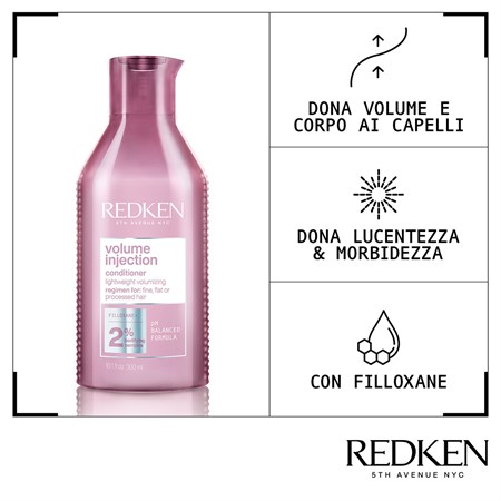 Redken Volume Injection Conditioner Volumizzante per capelli sottili 300 ml in Capelli