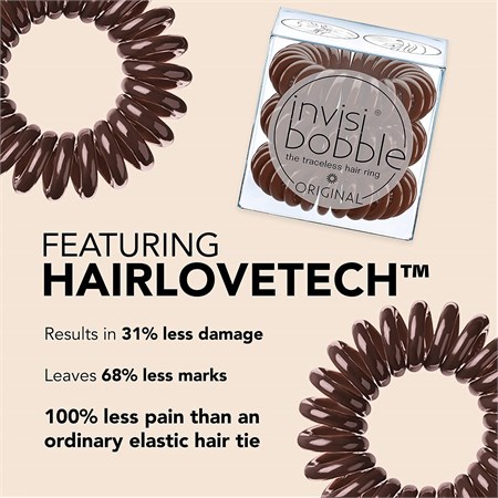 Invisibobble Original Pretzel brown in Accessori