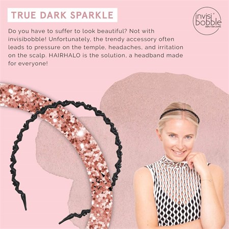 Invisibobble Hairhalo True Dark Sparkle in Accessori