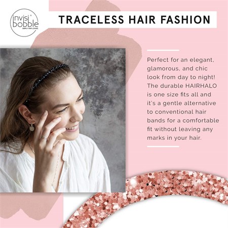 Invisibobble Hairhalo True Dark Sparkle in Accessori
