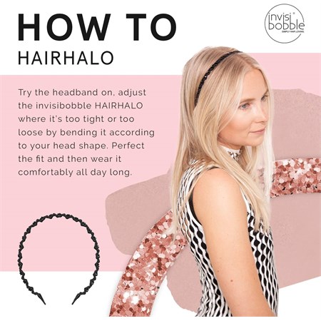 Invisibobble Hairhalo True Dark Sparkle in Accessori