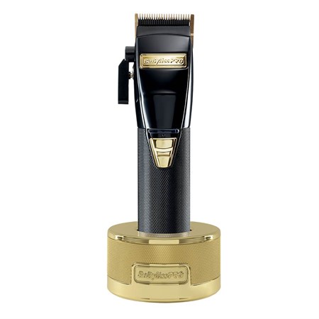 Babyliss Pro 4Artists Clipper Charging - Supporto di ricarica Stand Gold FX8700GBASE in Barber Shop
