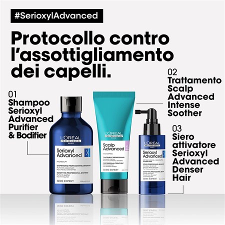 L'Oreal Serie Expert Serioxyl Advanced Density Shampoo 500Ml - Densificante in Capelli