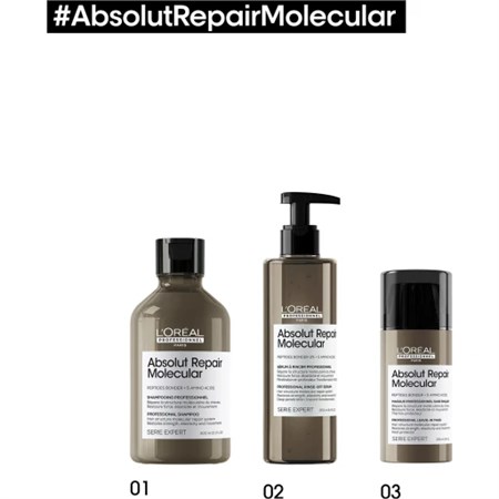 L'Oreal Serie Expert 1500 ml Absolut Repair Molecular Shampoo in Capelli