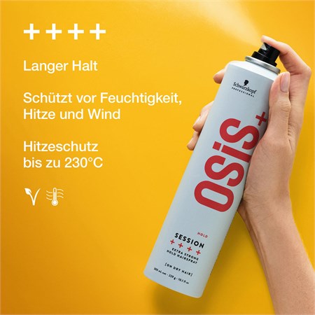 SCHWARZKOPF Osis+ Hold Session Extra Strong Hold Hairspray 300 ml in Capelli