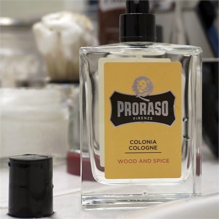 PRORASO Colonia Wood and Spice 100ml in Barber Shop