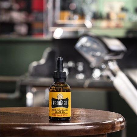 PRORASO Olio Cura Barba Wood and Spice 30 ml in Barber Shop