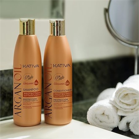 Kativa Argan Oil Protection & Shine Conditioner 250ml in Capelli