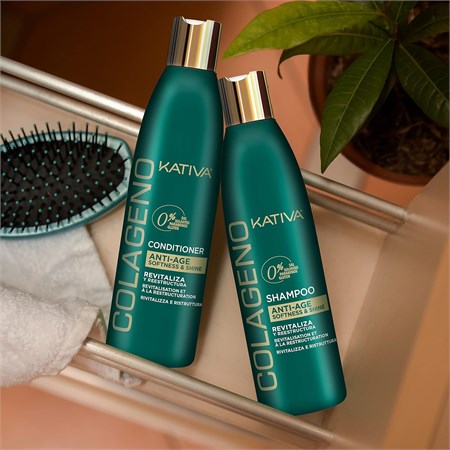 Kativa Collagen Anti-Age Softness & Shine Shampoo 250ml in Capelli