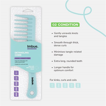 Imbue Imbue Pettine Districante Detangling Comb in Accessori