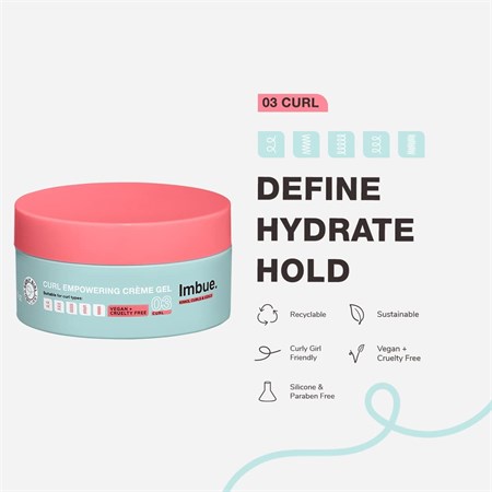 Imbue Imbue Stylers Curl Empowering Creme Gel 03 Potenzia Ricci 200ml in Capelli