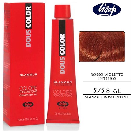 Lisap Douscolor Regulator 5/58 Rosso Violetto Intenso 75 Ml in Capelli