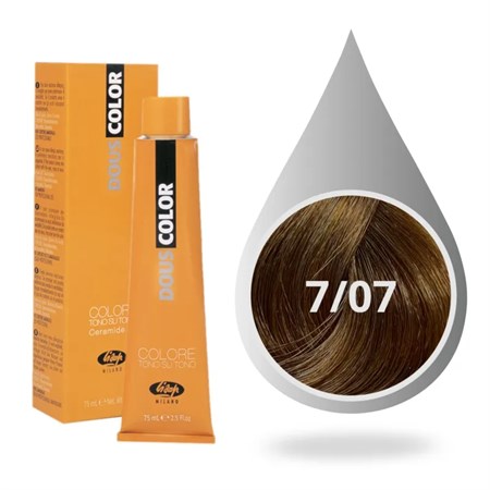 Lisap Douscolor Regulator 7/07 Tabacco 75 Ml in Capelli