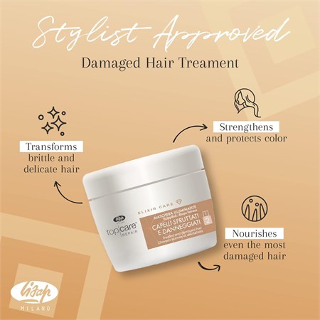 Lisap Top Care Repair Elixir Care Mask - Capelli Danneggiati 250ml in Capelli