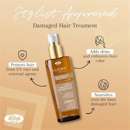 Lisap Top Care Repair Elixir Care - Olio Illuminante 150ml in Capelli