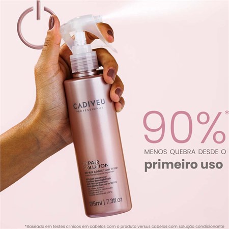 Cadiveu Repair Solution Repair Addiction Fluid 215ml Leave-in Ristrutturante Capelli Danneggiati in Capelli
