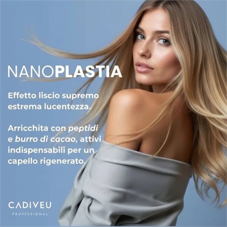 Brasil Cacau Cadiveu Nanoplastia Effetto Liscio Supremo Kit Shampoo + Treatment + Mask 3x110ml in Kit