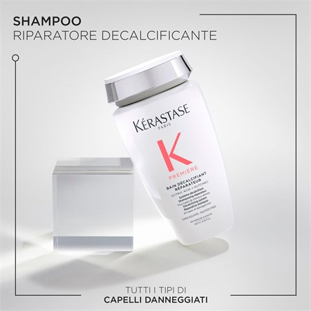 Kerastase Premiere Bain Decalcifiant Shampoo Riparatore per Capelli Danneggiati 250 ml in Capelli