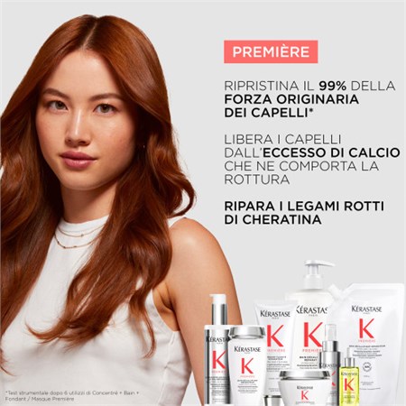 Kerastase Premiere Bain Decalcifiant Shampoo Riparatore per Capelli Danneggiati Ricarica 500 ml in Capelli