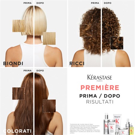 Kerastase Premiere Bain Decalcifiant Shampoo Riparatore per Capelli Danneggiati Ricarica 500 ml in Capelli