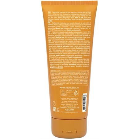 Alfaparf Semi Di Lino Sunshine After Sun Treatment 200ml Trattamento Doposole in Capelli