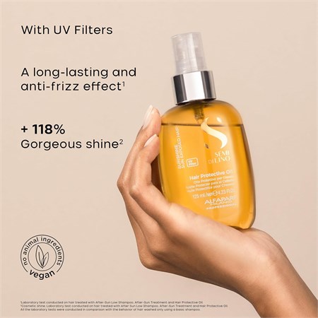 Alfaparf Semi di Lino Sunshine Hair Protective Oil 125ml  Olio Spray Solare Bifasico in Capelli