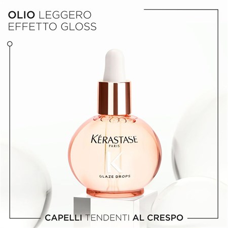 Kerastase Gloss Absolu Glaze Drops Olio Illuminante per Capelli Secchi 45 ml in Capelli