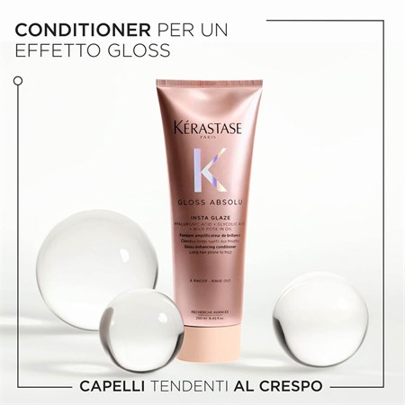 Kerastase Gloss Absolu Insta Glaze Fondant per Capelli Secchi e Spenti 250 ml in Capelli
