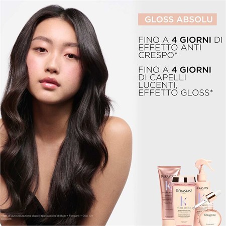 Kerastase Gloss Absolu Insta Glaze Fondant per Capelli Secchi e Spenti 250 ml in Capelli