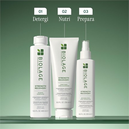 MATRIX Biolage Strength Recovery Shampoo Ristrutturante 400ml in Capelli