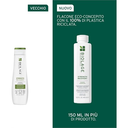 MATRIX Biolage Strength Recovery Shampoo Ristrutturante 400ml in Capelli