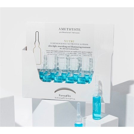 FarmaVita Amethyste Nutri Luminescence Nutritive Lotion Fiale 12x8ml in Capelli