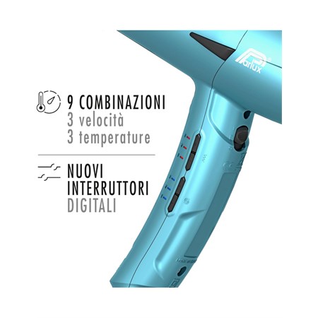 Parlux Phon Asciugacapelli Elysium Azzurro Galassia in Accessori