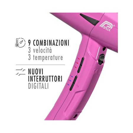 Parlux Phon Asciugacapelli Elysium Fucsia in Accessori