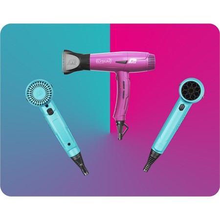 Parlux Phon Asciugacapelli Elysium Azzurro Galassia + Diffusore Magic Compact in Accessori