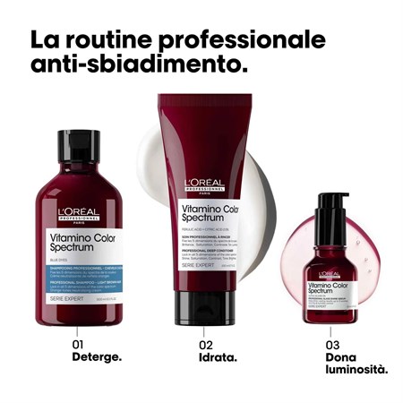 L'Oreal Vitamino Color Spectrum Shampoo Blue Neutralizza Riflessi Caldi 300ml in Capelli