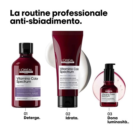 L'Oreal Vitamino Color Spectrum Shampoo Viola Antigiallo 300ml in Capelli