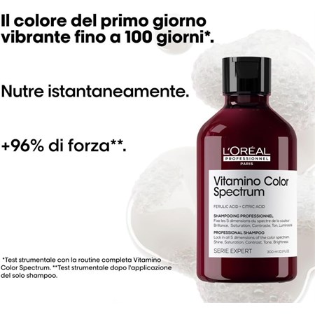L'Oreal Vitamino Color Spectrum Shampoo Capelli Colorati 500ml in Capelli