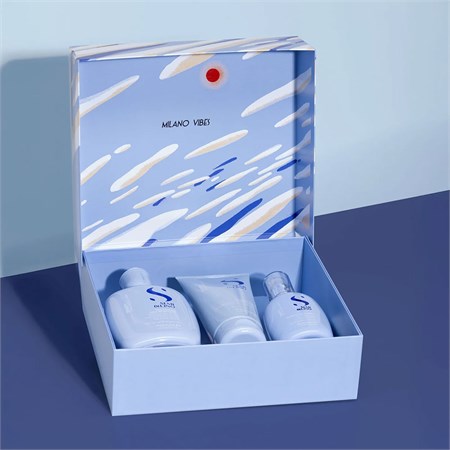 Alfaparf Alfaparf Milano Semi di Lino Holiday Set Density Shampoo + Conditioner + Thickening Cream in Kit