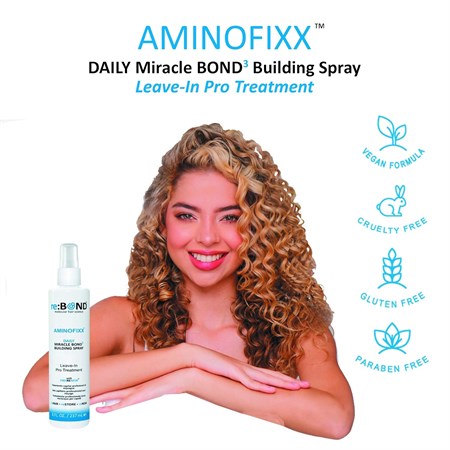 reBond reBond Aminofixx Daily Miracle Bond Building Spray Leave-In Pro Treatment118ml Spray Senza Risciacquo Ricostruttore Ristrutturante Capelli Danneggiati in Capelli